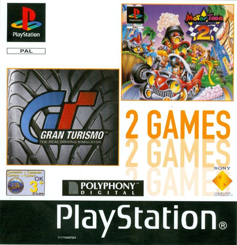 Motor Toon Grand Prix box art for Playstation